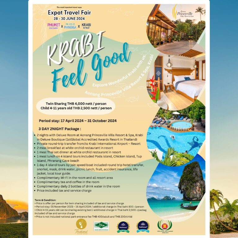 28-30,2024 – Expat Travel Fair Phuket x Phang-nga x Krabi